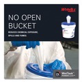 Cleaning & Janitorial Supplies | WypAll 06001 12 in. x 6 in. Power Clean Wipers for WetTask Customizable Wet Wiping System with 1 Bucket - Unscented (300/Carton) image number 6