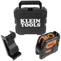 Laser Levels | Klein Tools 93LCLG Self-Leveling Green Cordless Cross-Line Laser with Red Plumb Spot image number 3