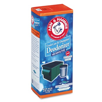 Arm & Hammer 42.6 oz. Powder Sprinkle Top Trash Can and Dumpster Powder Deodorizer - Original