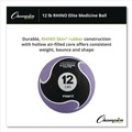 Toys | Champion Sports PRM12 12 lbs. Rhino Elite Medicine Ball - Purple image number 1