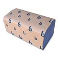 Paper Towels and Napkins | Boardwalk BWK6191 9.05 x 10 Windshield Paper Towels - Blue (9/Carton) image number 1