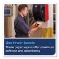 Cleaning Cloths | Tork 291350 7.68 in. x 1150 ft. Basic Paper Wiper - Natural (4 Rolls/Carton) image number 6