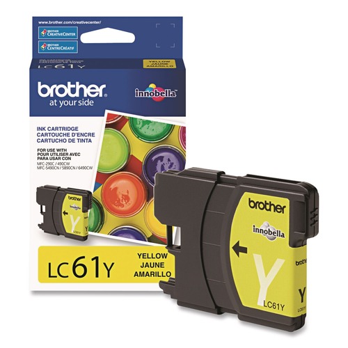 Ink & Toner | Brother LC61YS Innobella 325 Page-Yield Ink - Yellow image number 0