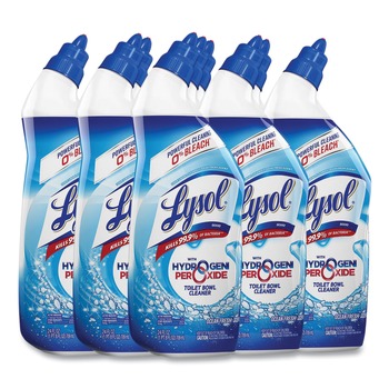 LYSOL Brand 24 oz Toilet Bowl Cleaner with Hydrogen Peroxide - Ocean Fresh Scent (9/Carton)