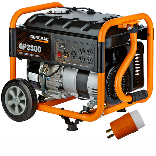 Portable Generators | Factory Reconditioned Generac GP3300 GP Series 3,300 Watt Portable Generator image number 0