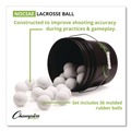 Toys | Champion Sports LBWN36 (36 Balls/Bucket) Official Size Bucket of Lacrosse Balls - White image number 2