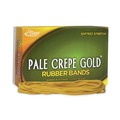  | Alliance 21405 Pale Crepe Gold Rubber Bands, Size 117b, 0.06 in. Gauge, Crepe, 1 Lb Box, (300-Piece/Box) image number 1