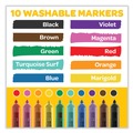 Markers | Crayola 58-8370 Super Clicks Assorted Bullet Tip Sizes Retractable Markers - Assorted Colors (1-Set) image number 3