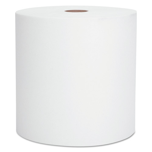 Scott 01005 Essential Recycled 1.5 in. Core 8 in. x 1000 ft. Hard Roll Paper Towels - White (6 Rolls/Carton) image number 0