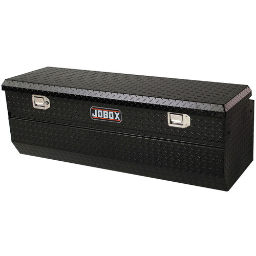 Truck Boxes | JOBOX PAH1424002 Aluminum Extra-Wide Fullsize Chest - Black image number 0