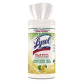 Cleaning & Janitorial Supplies | LYSOL Brand 19200-49128 1-Ply 7 in. x 7.25 in. Disinfecting Wipes II - Fresh Citrus Scent, White (6/Carton) image number 3