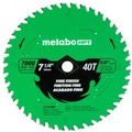  | Metabo HPT 115759M 7-1/4 in. 40-Tooth Industrial PTFE Circular Saw Fine Finish Blade image number 0