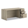 Office Desks & Workstations | HON H105897R.LKI1LKI1 10500 Series 66 in. x 30 in. x 29.5 in. Single Pedestal Desk - Kingswood Walnut image number 1