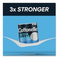 Toilet Paper | Cottonelle 55489 Ultra CleanCare 1-Ply Septic Safe Mega Rolls Strong Tissue Toilet Paper - White (48/Carton) image number 6