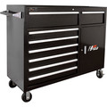 Cabinets | Homak BK04056082 56 in. 8 Drawer Roller Cabinet (Black) image number 0