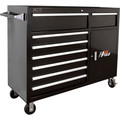 Cabinets | Homak BK04056082 56 in. H2Pro Series 8-Drawer Roller Cabinet - Black image number 0