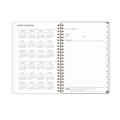 Bulk Savings Pricing 2 | Blue Sky 140088 8 in. x 5 in. 12-Month (Jan to Dec): 2026 Sophie Frosted Weekly/Monthly Planner - Floral Artwork, Multicolor Cover image number 4