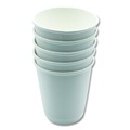 Cups and Lids | Boardwalk BWKDW10HCUP 10 oz Double-Walled Paper Hot Cups - White (500/Carton) image number 3