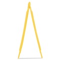 Floor Signs | Rubbermaid Commercial FG611277YEL 11 in. x 12 in. x 25 in. Caution Wet Floor Sign - Bright Yellow (6/Carton) image number 1