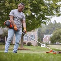 String Trimmers | Factory Reconditioned Husqvarna 970694802 130L 28cc 18 in. Cutting Width Gas String Trimmer image number 10