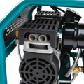 Nail Gun Compressor Combo Kits | Makita MAC100QK1 Quiet Series .5 HP 1 Gallon Oil-Free Hand Carry Air Compressor/ 18 GA Brad Nailer Combo Kit image number 4