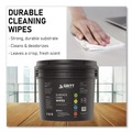Cleaning Cloths | Gritt Commercial GRI5RW1B Surface Care Wipes, 1-Ply, 6 x 8, Fresh Scent, White, 800 Wipes/Bucket image number 4