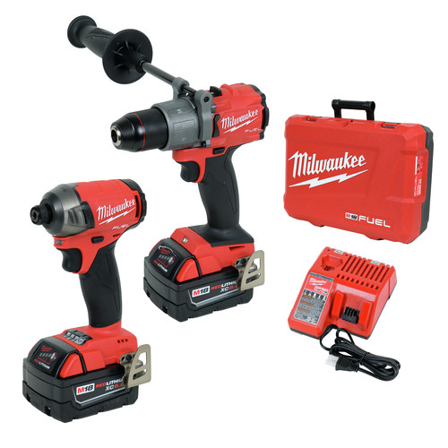 Combo Kits | Milwaukee 2999-22 M18 FUEL 2-Tool Hammer Drill & SURGE Hydraulic Driver Combo Kit image number 0