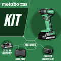 Metabo HPT WH18DDXM 18V Brushless Lithium-Ion Sub-Compact 1/4 in. Cordless Impact Driver (1.5 Ah) image number 1