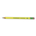 Pencils | Dixon X13308 Ticonderoga Beginners HB (No. 2) Woodcase Pencil with Eraser and Microban Protection - Black Lead/Yellow Barrel (1-Dozen) image number 1