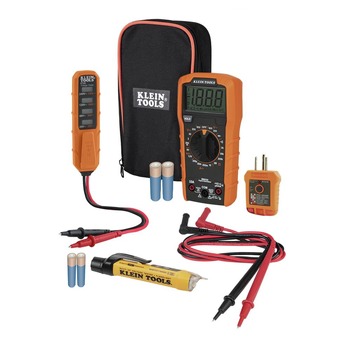 MULTIMETERS | Klein Tools MM320KIT Digital Multimeter Electrical Test Kit