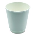 Cups and Lids | Boardwalk BWKDW10HCUP 10 oz Double-Walled Paper Hot Cups - White (500/Carton) image number 1