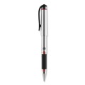  | uni-ball 65802 1 mm Bold Stick Red Ink 207 Impact Gel Pen - Silver/Black/Red Barrel (1-Dozen) image number 2