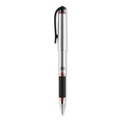  | uni-ball 65802 1 mm Bold Stick Red Ink 207 Impact Gel Pen - Silver/Black/Red Barrel (1-Dozen) image number 2