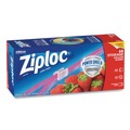 Food Service | Ziploc 316489 9.5 in. x 2.63 in. x 10.56 in. Gallon Slider Storage Bags - Clear (9/Carton) image number 1
