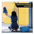Mop Buckets | Gritt Commercial GRI183 3-Gallon Window and General Cleaning Bucket - Blue image number 6