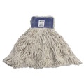 Mops | Rubbermaid Commercial FGD25406WH00 Super Stitch Blend 32 oz. Cotton/Synthetic Wet Mop Head - White (6/Carton) image number 0