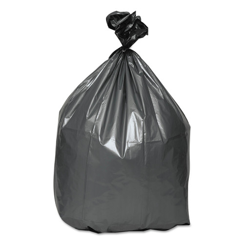 Trash Bags | Platinum Plus 1507253 30 in. x 36 in. 30-Gallon 1.35 mil. Can Liners - Gray (100/Carton) image number 0