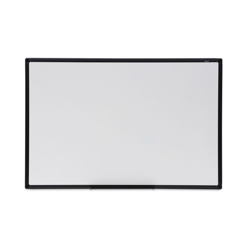  | Universal UNV43628 36 in. x 24 in. Design Series Deluxe Dry Erase Board - White Surface, Black Anodized Aluminum Frame image number 0