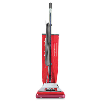 PRODUCTS | Sanitaire SC888N TRADITION 7 Amp 840-Watt Bagged Upright Vacuum - Chrome/Red