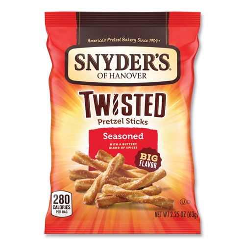 Food Service | Dolcetto OFX14750 2.25 oz. Bag Seasoned Pretzels (36/Carton) image number 0