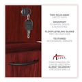 Office Jansan | Alera ALEVA513622MY Valencia Series 34 in. x 22.75 in. x 29.5 in. Legal/Letter-Size 2-Drawer Lateral File - Mahogany image number 9