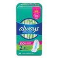 Cleaning & Janitorial Supplies | Always 97020 Size 2 Ultra Thin Super Absorbent Pads with Wings (3/Carton) image number 0