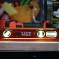 Levels | Klein Tools 935RBLT Water/Impact Resistant Lighted Torpedo Level with Magnet, 3 Vials and V-Groove image number 12