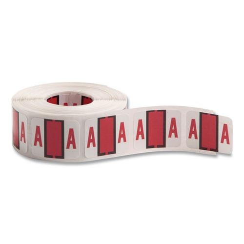 Labels | Smead 67071 1 in. x 1.25 in. A Color-Coded End Tab Filing Labels - White (1-Roll) image number 0