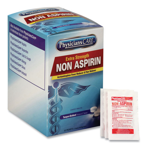 Office Jansan | PhysiciansCare 90016-002 Non Aspirin Acetaminophen Medication (50/Box) image number 0