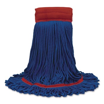 Nexstep Commercial Products MaxiPlus Microfiber Loop-End Mop, Microfiber, 24 oz, Blue