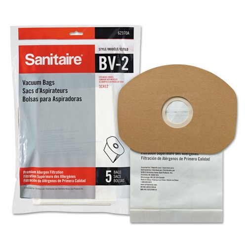 Bags and Filters | Sanitaire 62370A Disposable Dust Bags for Sanitaire Commercial Backpack Vacuum (10/Carton) image number 0
