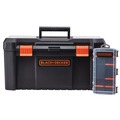 Tool Chests | Black & Decker BDST60096AEV 16 in. Toolbox with 10 Compartments Organizer image number 0