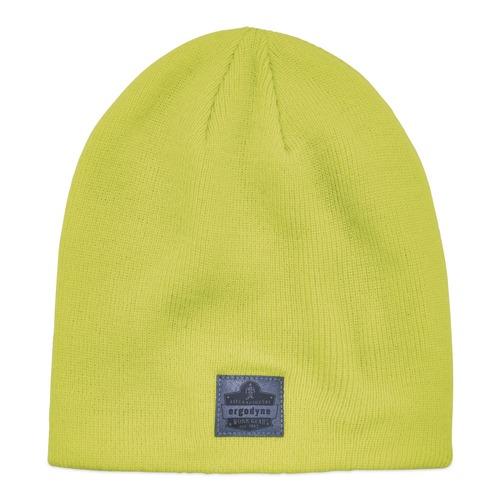 Hats | Ergodyne 16813 N-Ferno 6812 One Size Fits Most Rib Knit Beanie - Lime image number 0