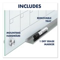 Labor Day Sale! Save $30 off $199! | Quartet GC3624F Infinity 36 in. x 24 in. Magnetic Glass One-Month Calendar Board - White image number 9